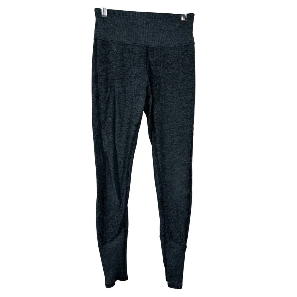 Alo Yoga High Waist Alosoft Lounge Leggings‎ Charcoal Heather Grey Women Small